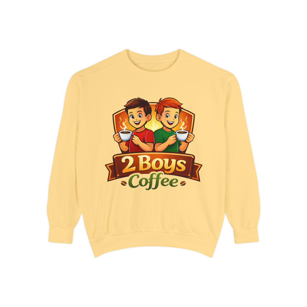 2 Boys Coffee Sweatshirt Crewneck