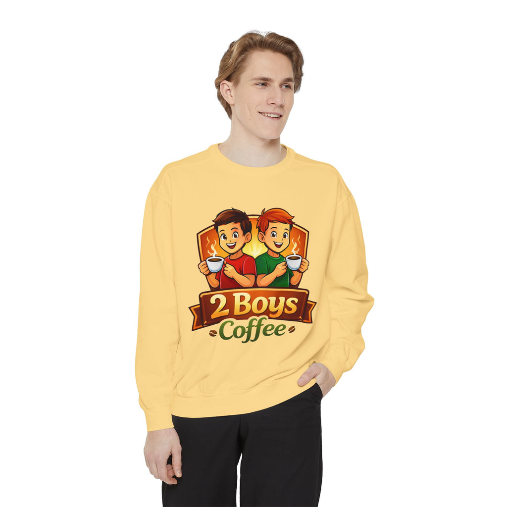 2 Boys Coffee Sweatshirt Crewneck