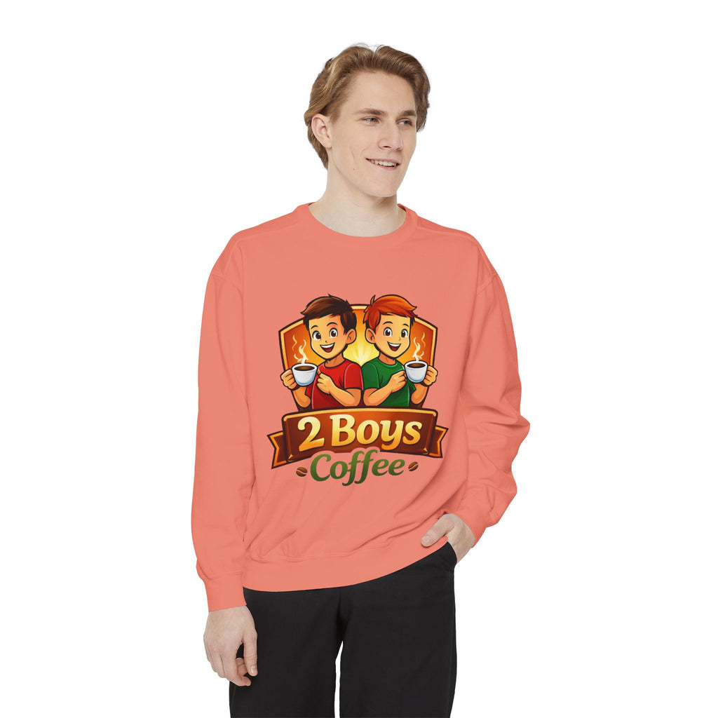 2 Boys Coffee Sweatshirt Crewneck