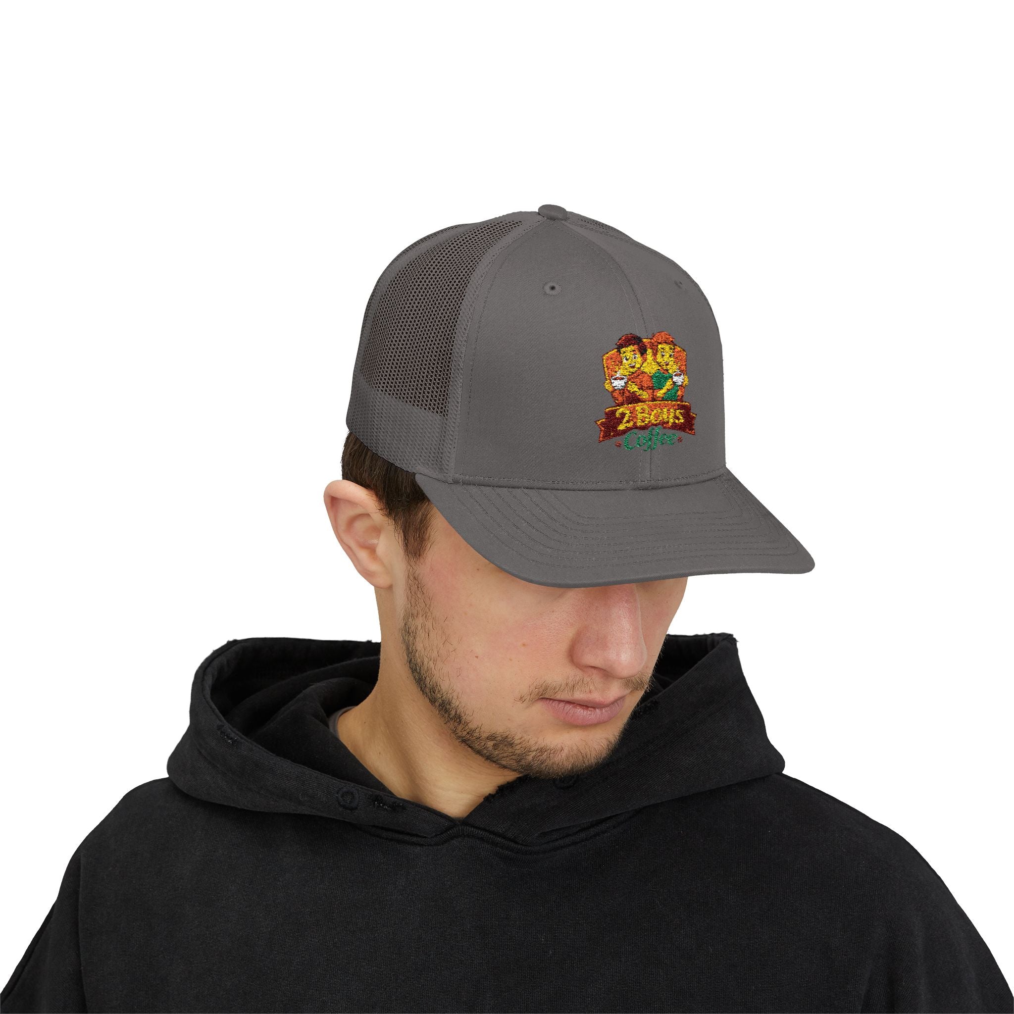 Floral Coffee Logo Hat