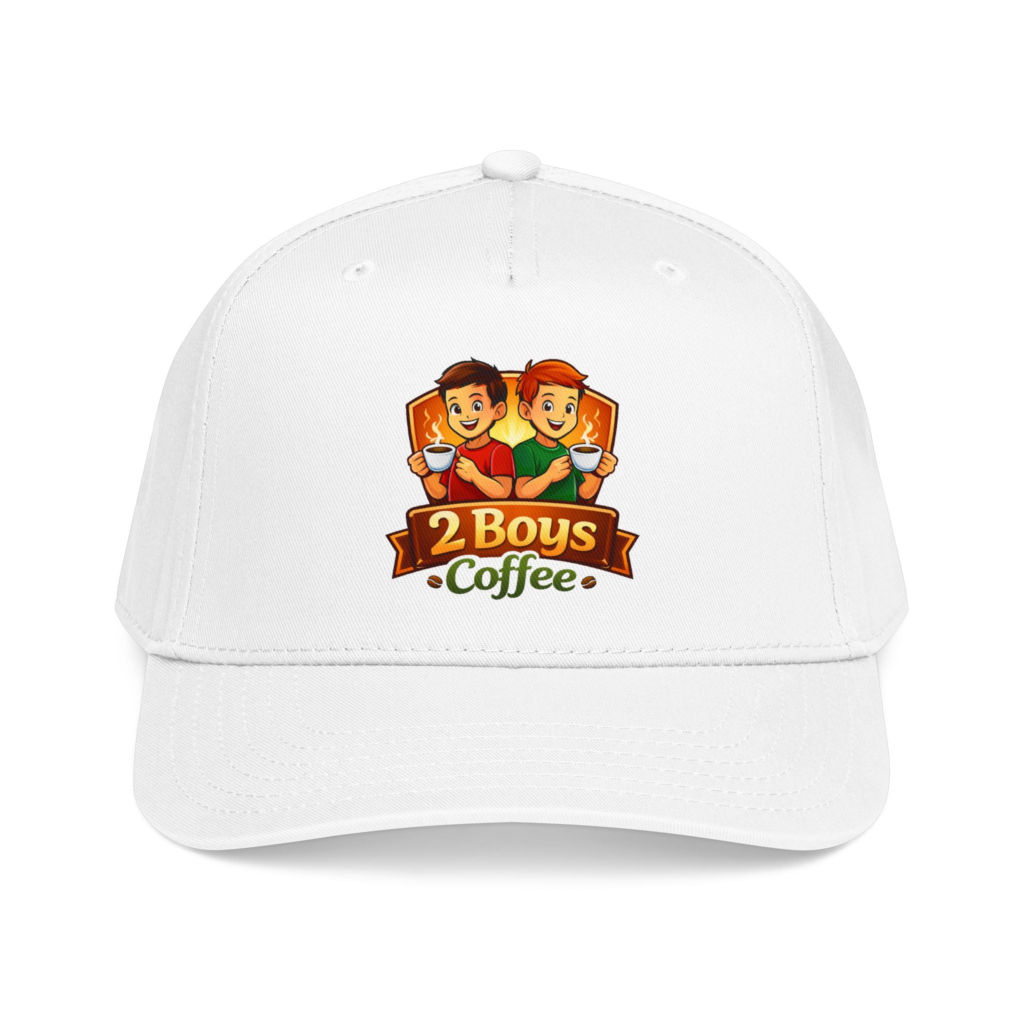2 Boys Coffee Baseball Cap