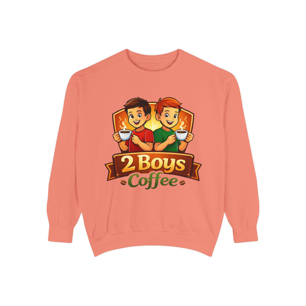 2 Boys Coffee Sweatshirt Crewneck