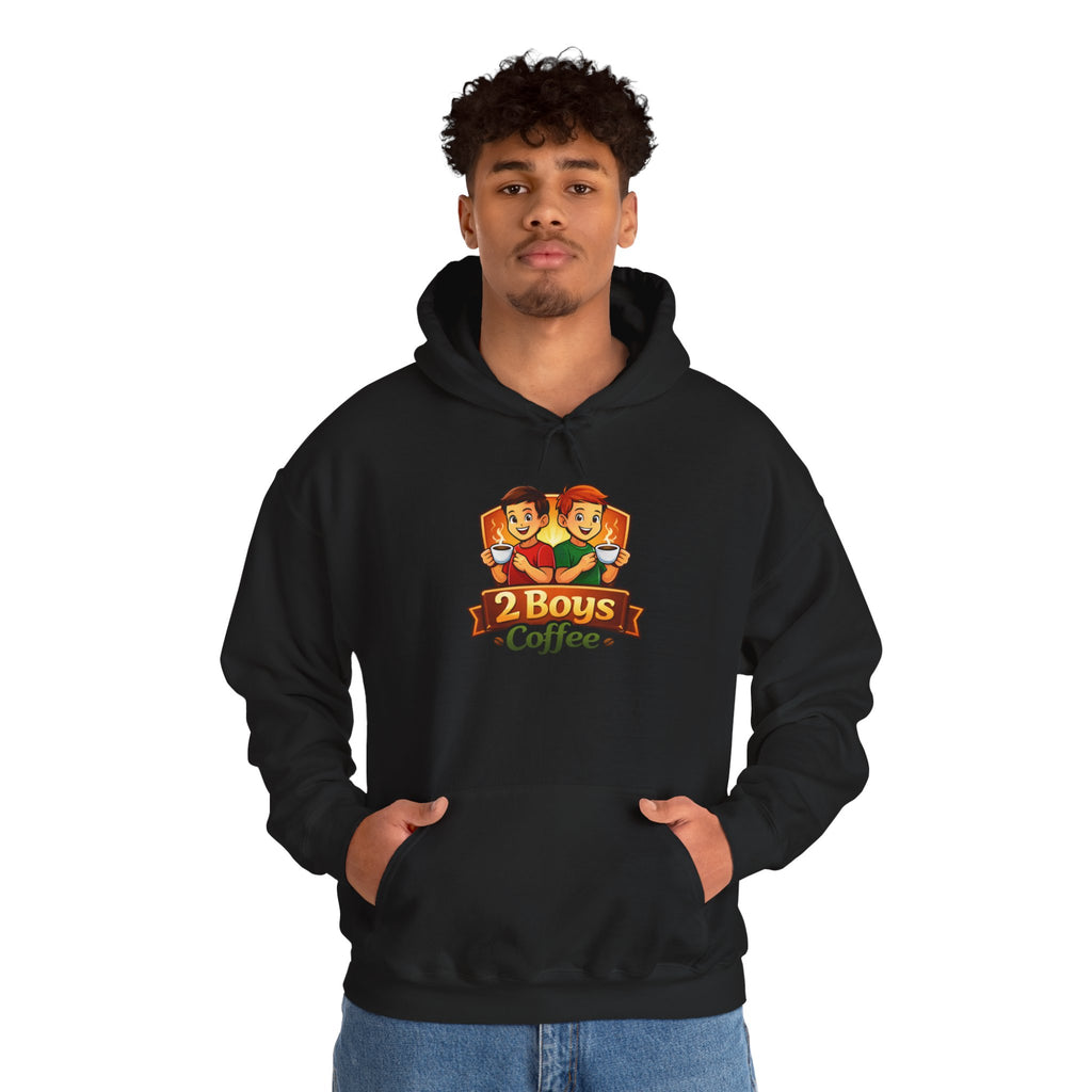 2 Boys Coffee Hoodie