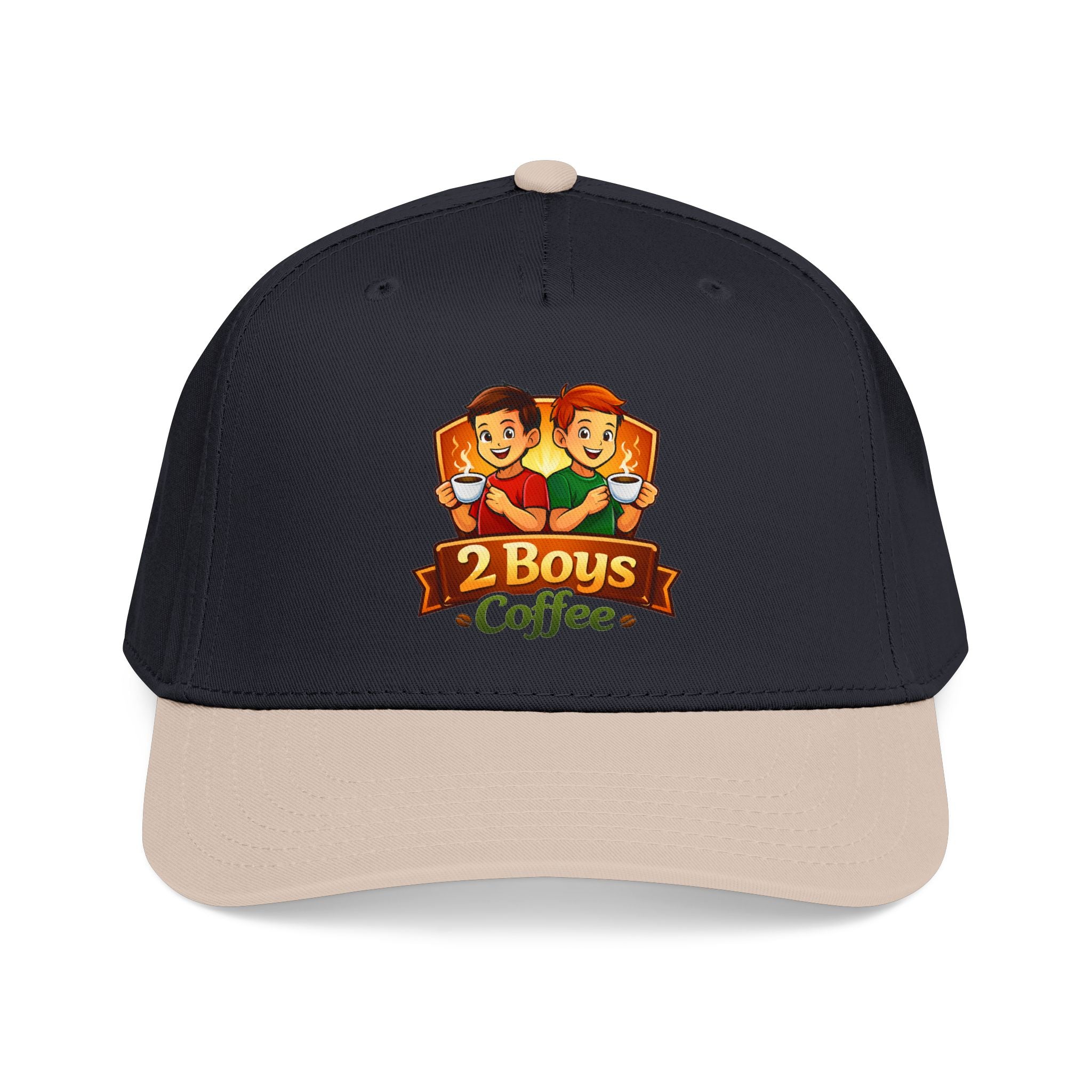 2 Boys Coffee Baseball Cap