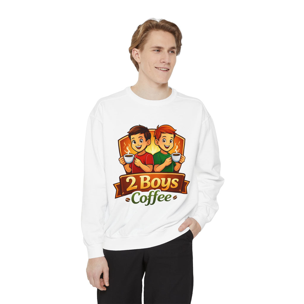 2 Boys Coffee Sweatshirt Crewneck