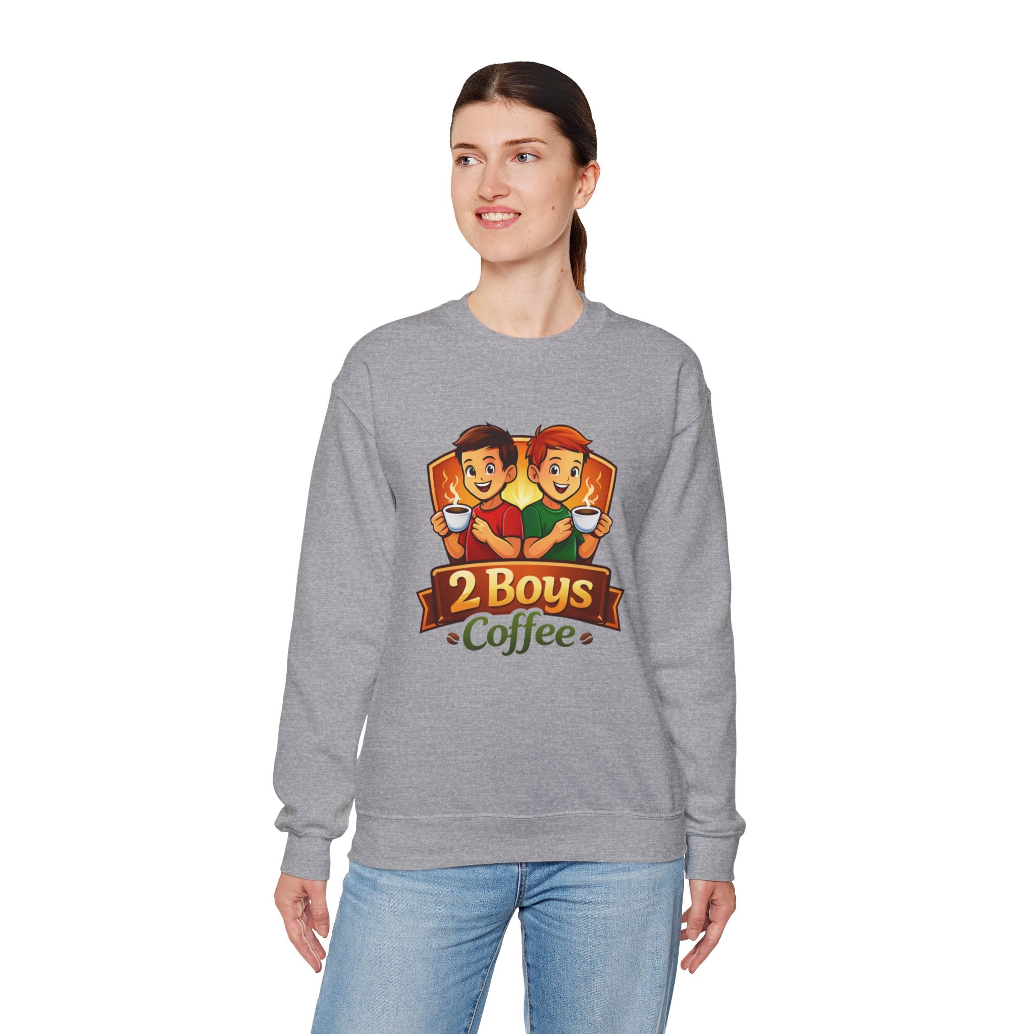 2 Boys Coffee Sweatshirt