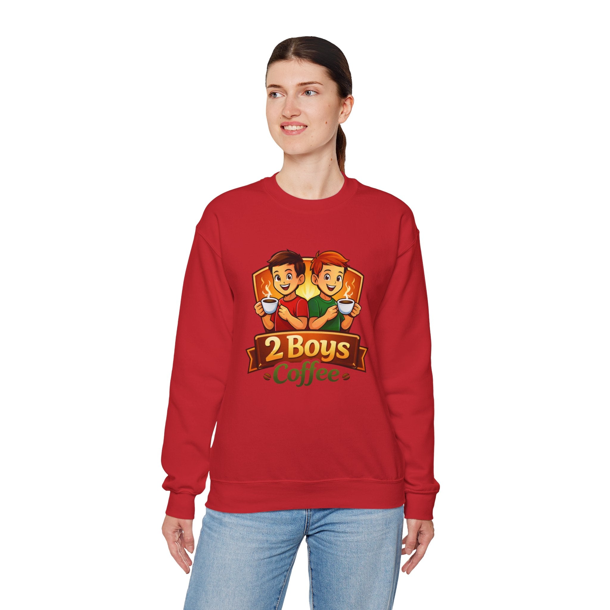 2 Boys Coffee Sweatshirt