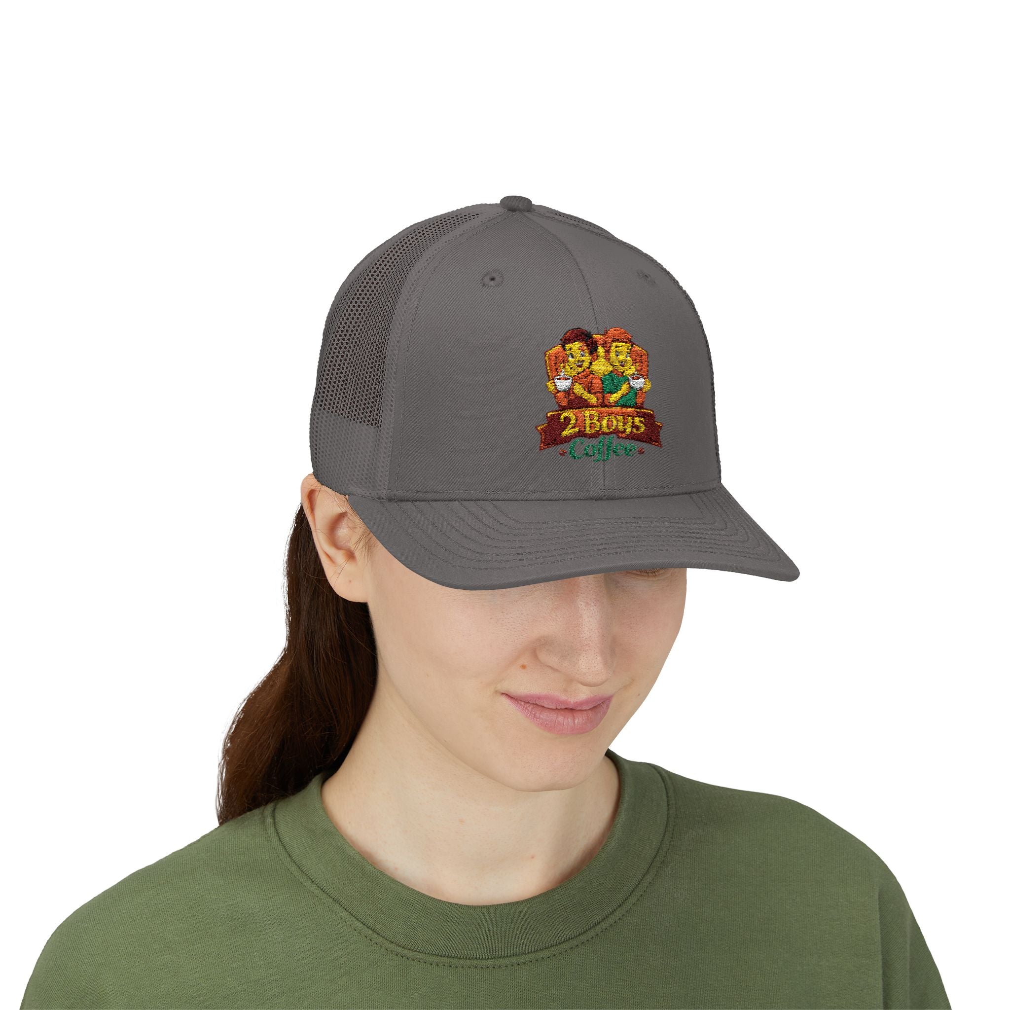 Floral Coffee Logo Hat