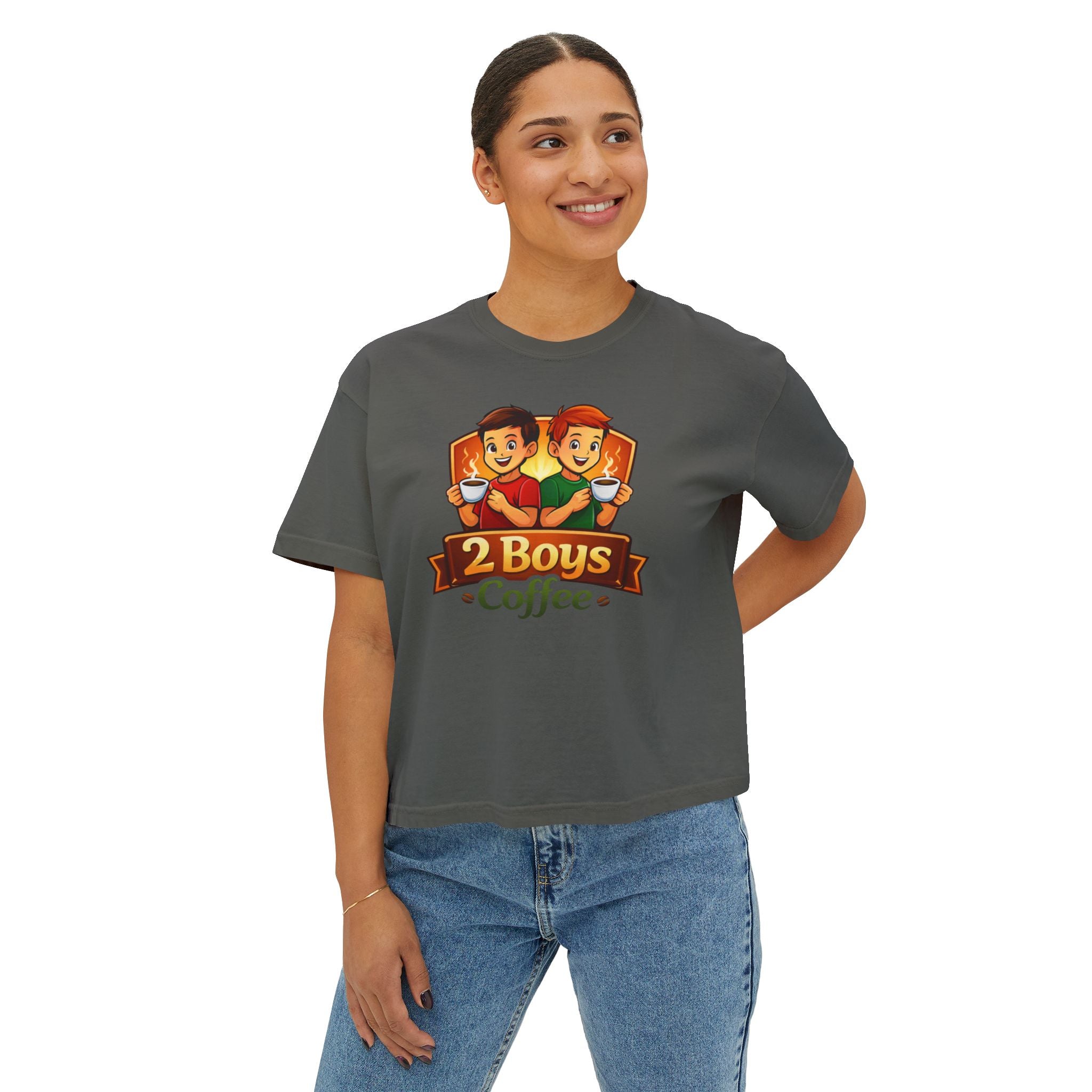 Women's Boxy Coffee Shirt