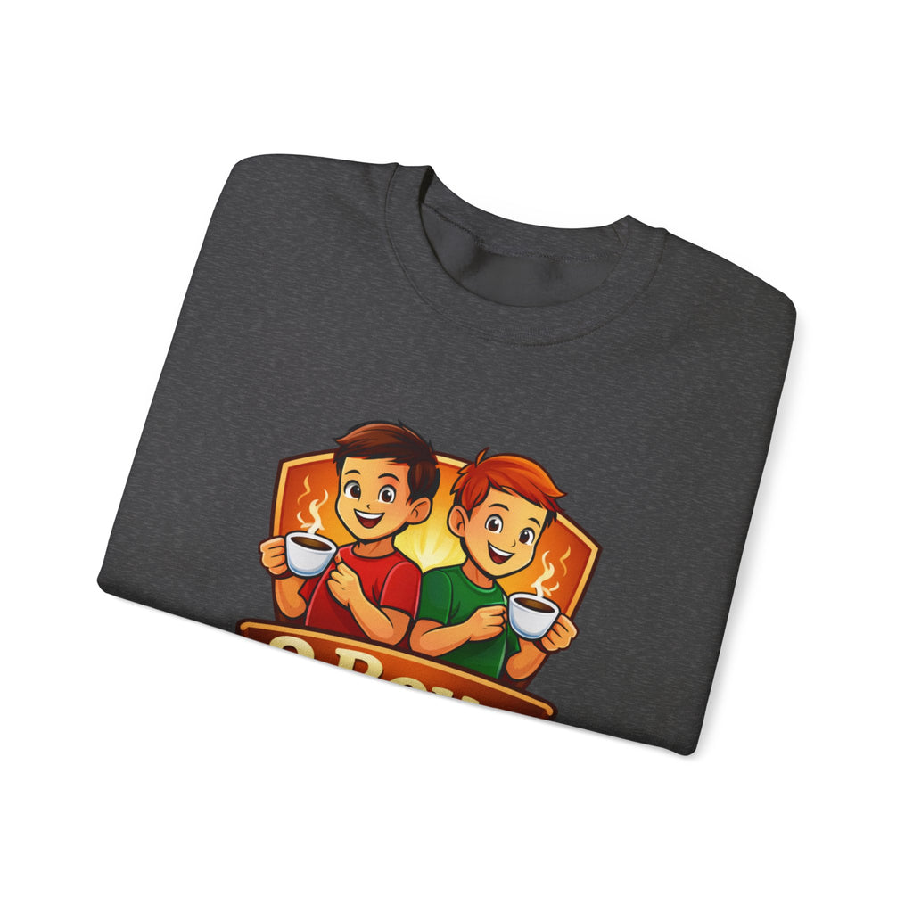 2 Boys Coffee Sweatshirt