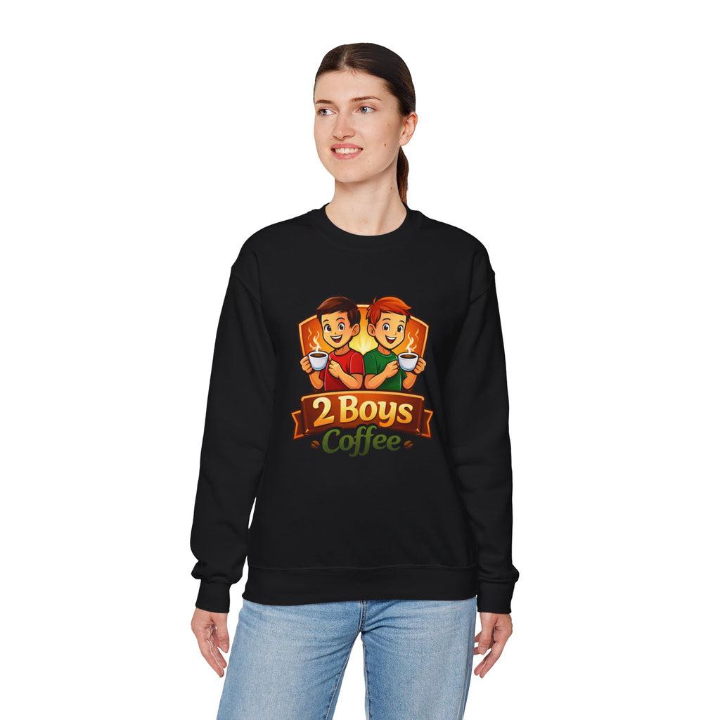 2 Boys Coffee Sweatshirt