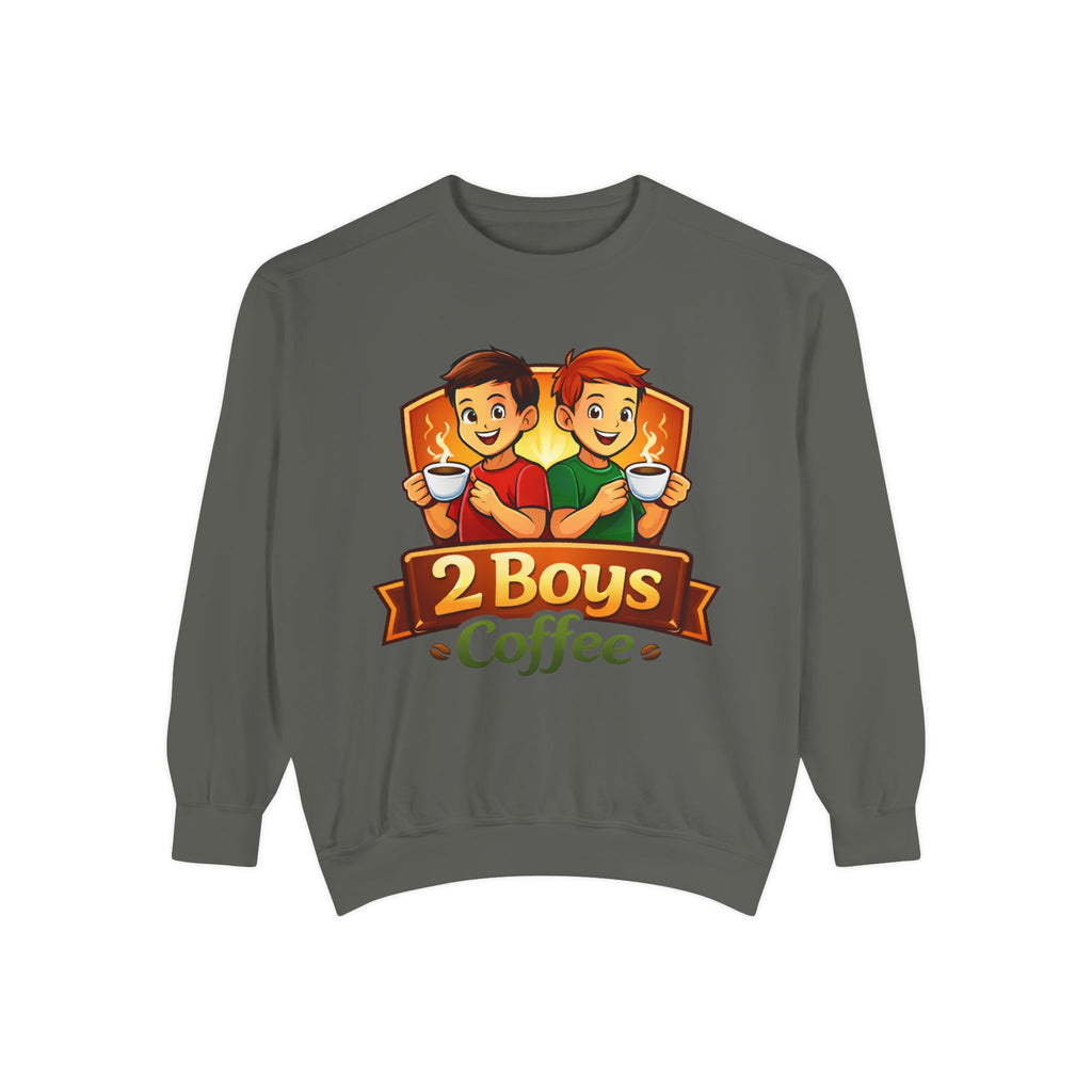 2 Boys Coffee Sweatshirt Crewneck