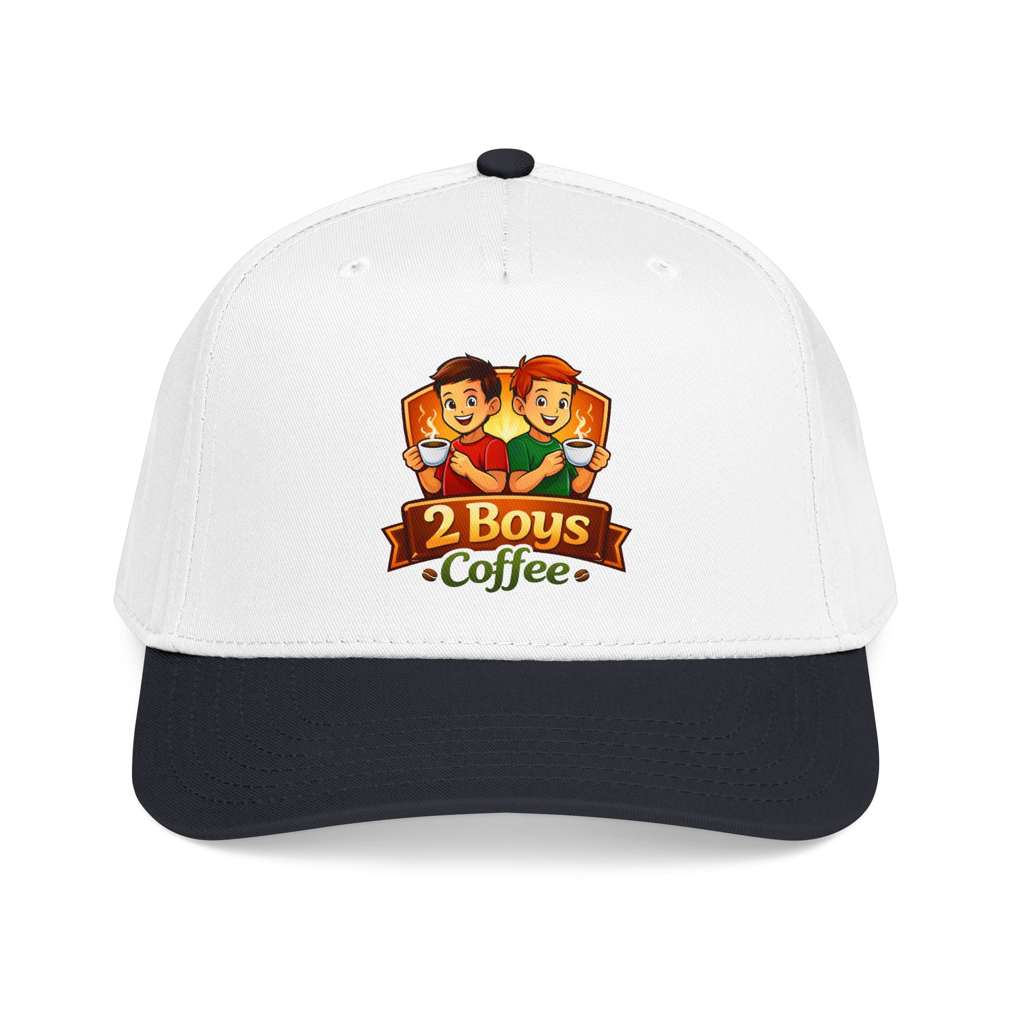 2 Boys Coffee Baseball Cap