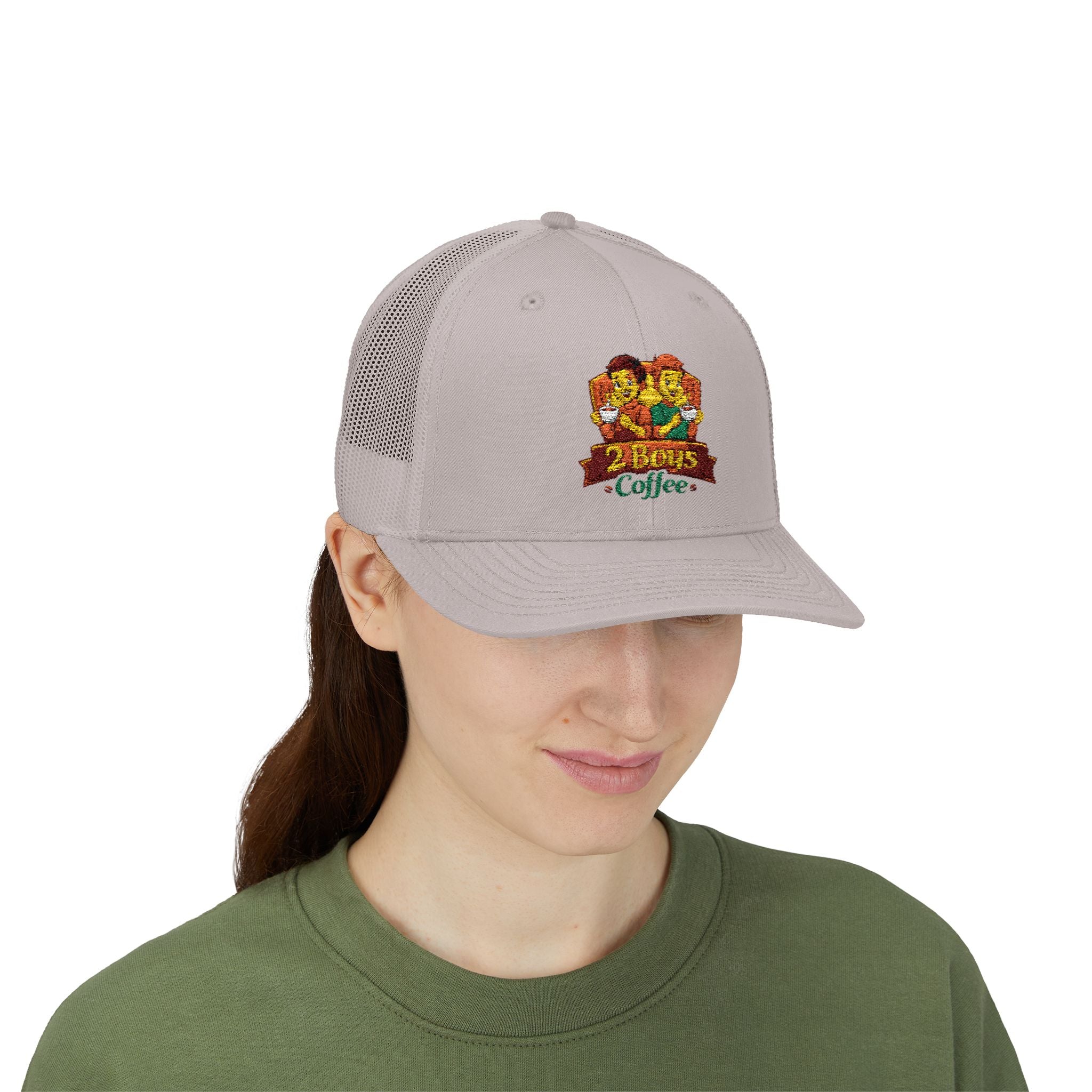 Floral Coffee Logo Hat
