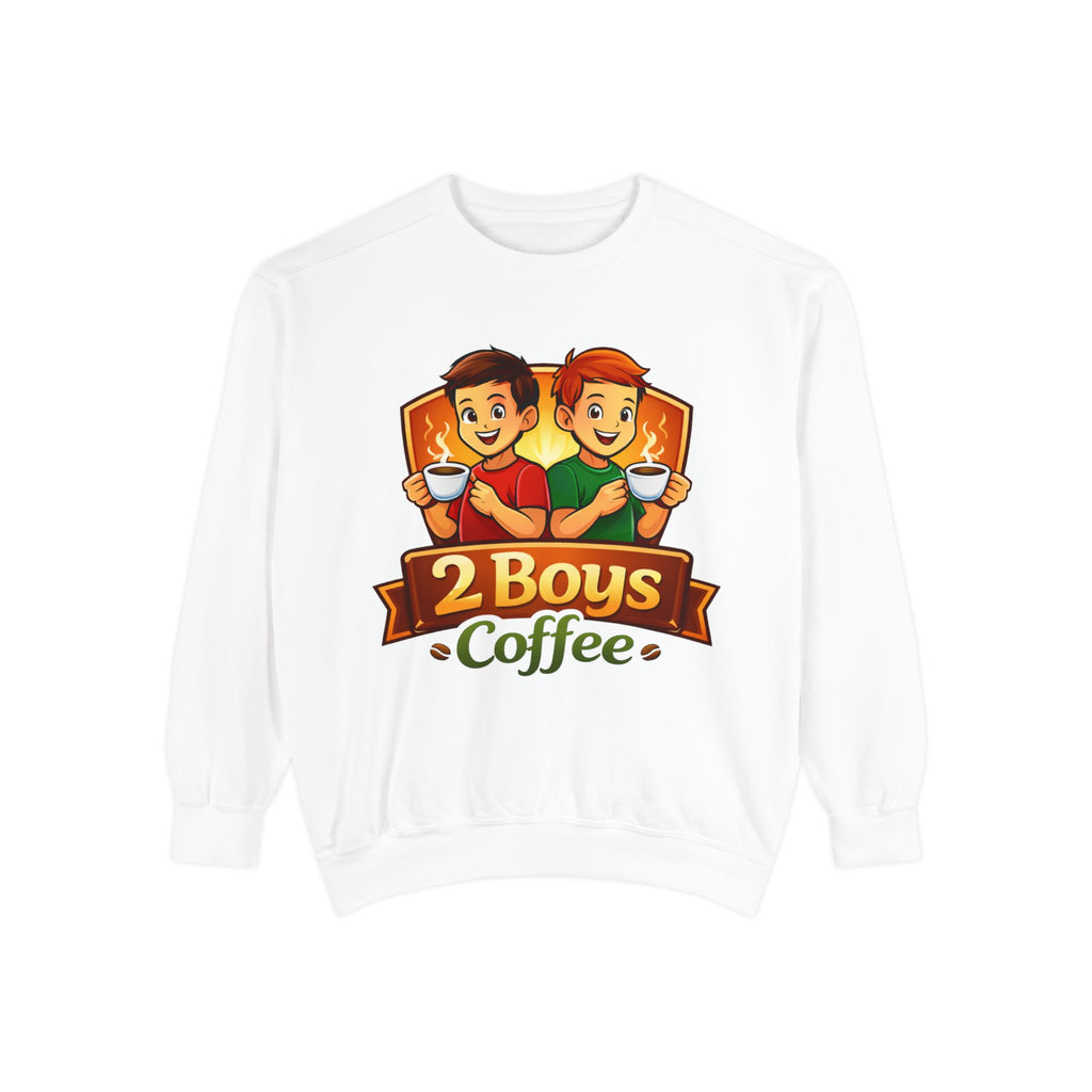 2 Boys Coffee Sweatshirt Crewneck
