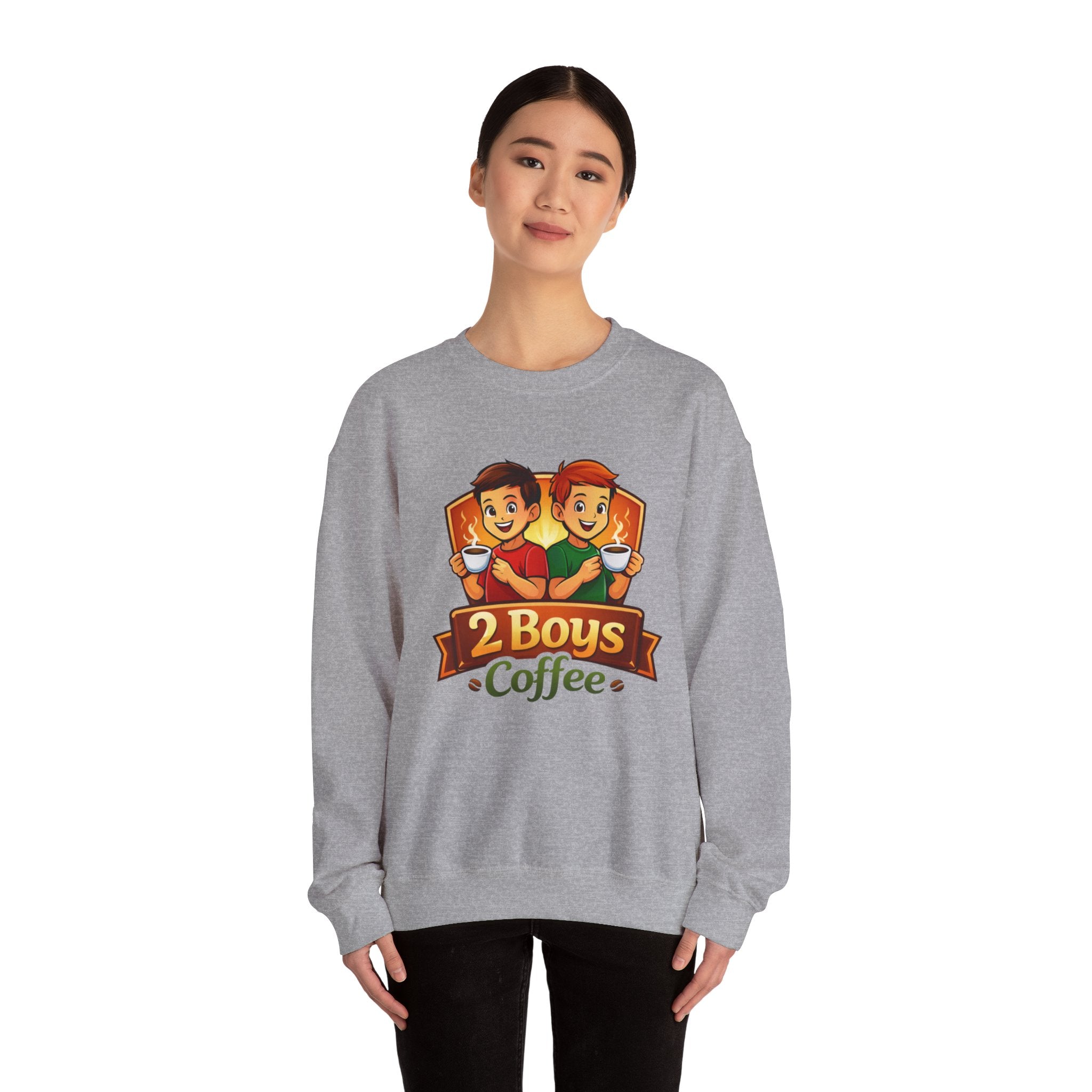 2 Boys Coffee Sweatshirt