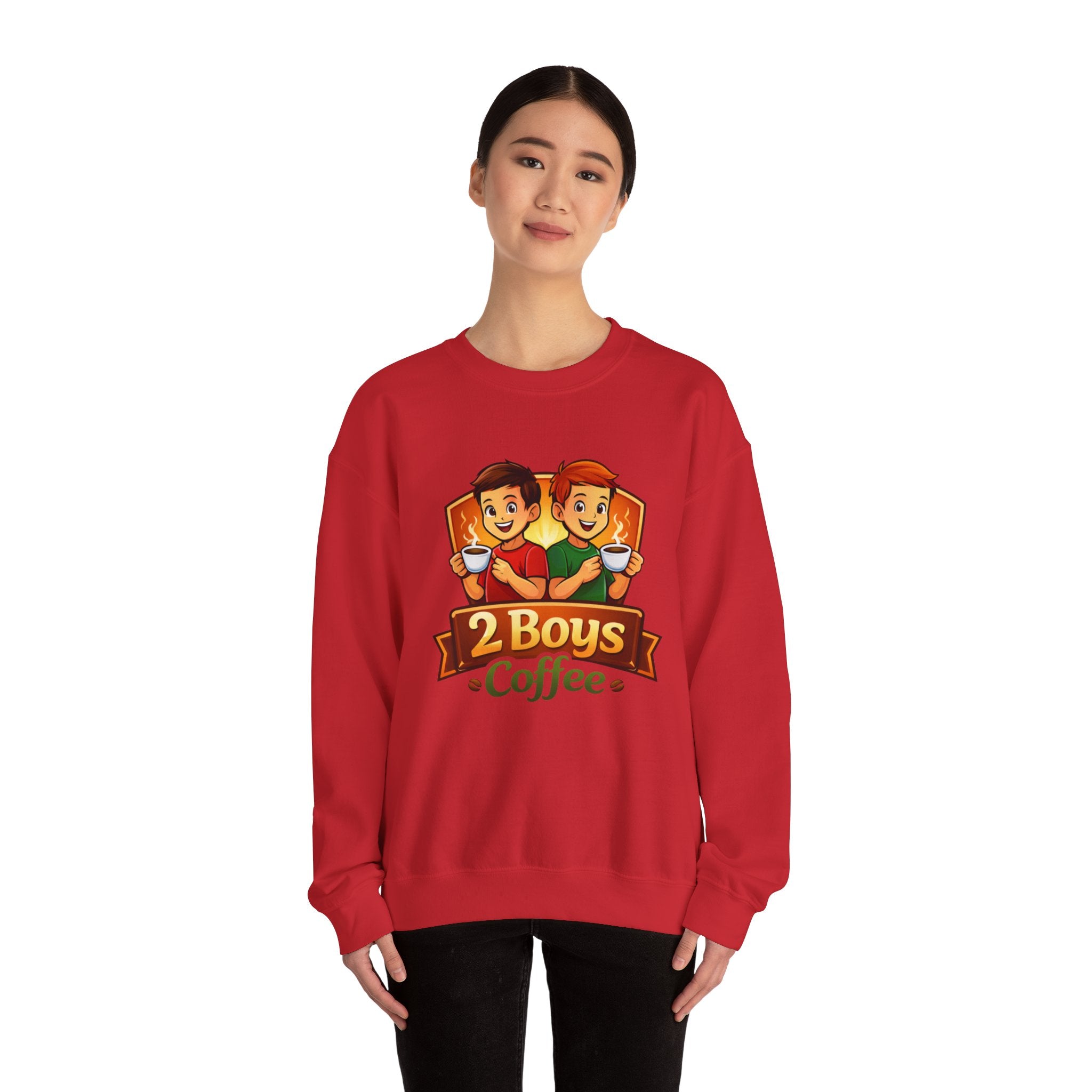 2 Boys Coffee Sweatshirt