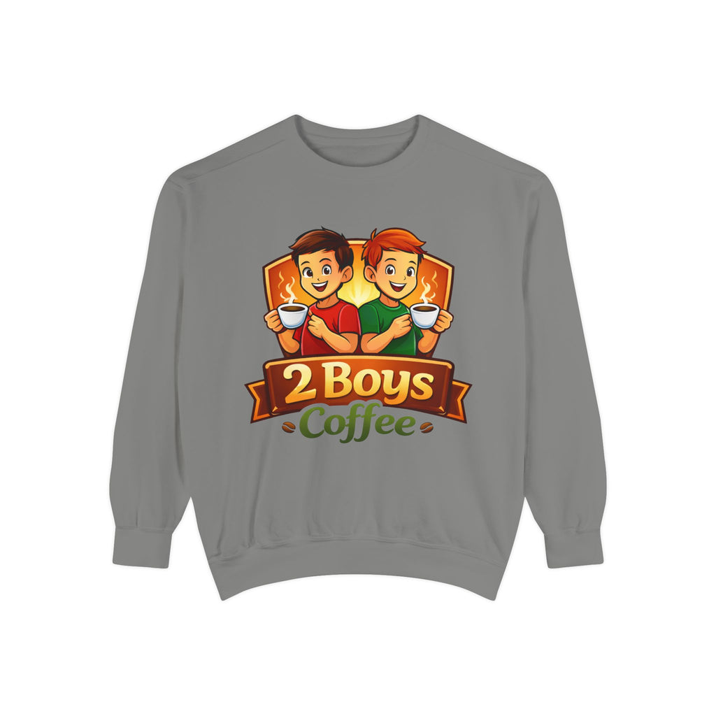 2 Boys Coffee Sweatshirt Crewneck