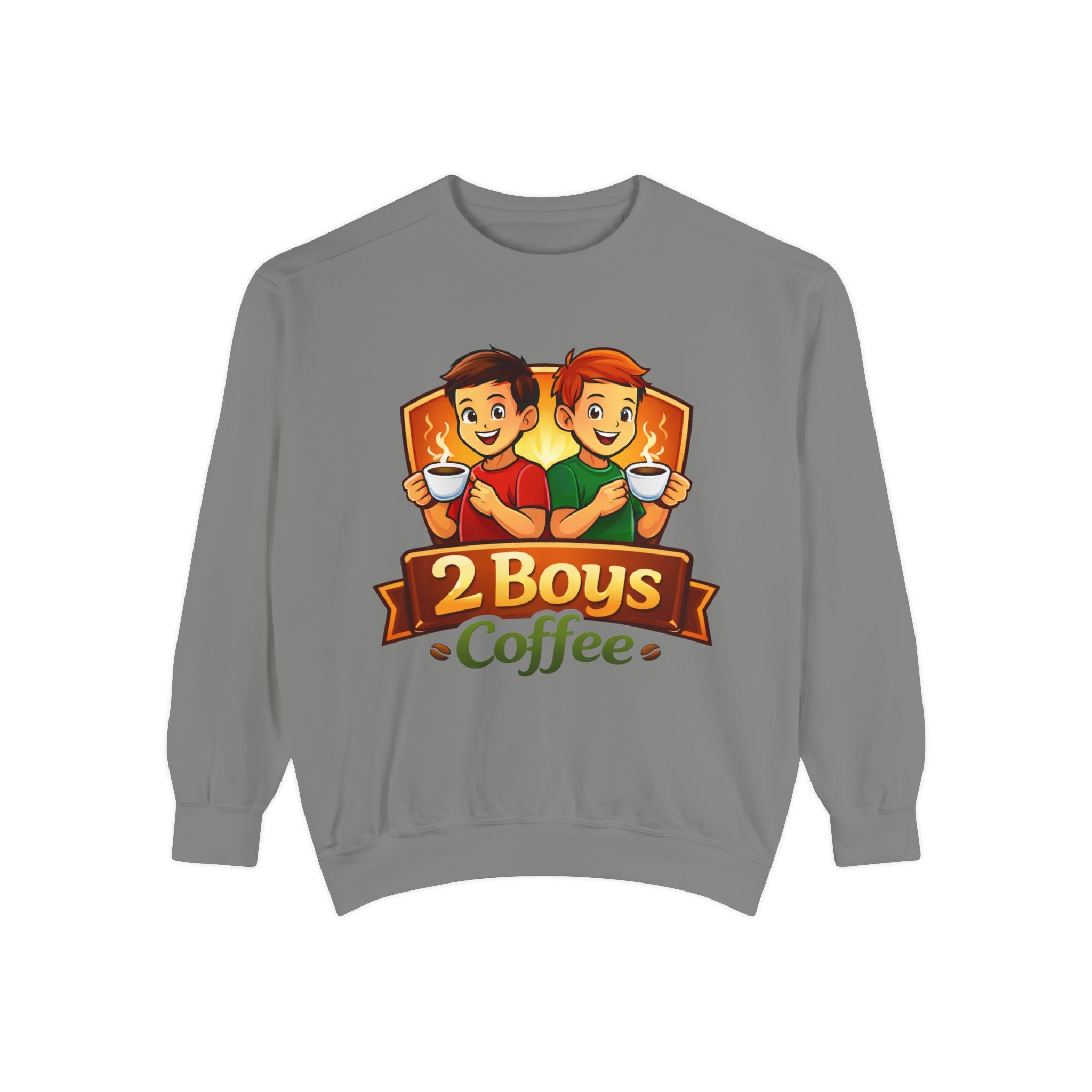 2 Boys Coffee Sweatshirt Crewneck