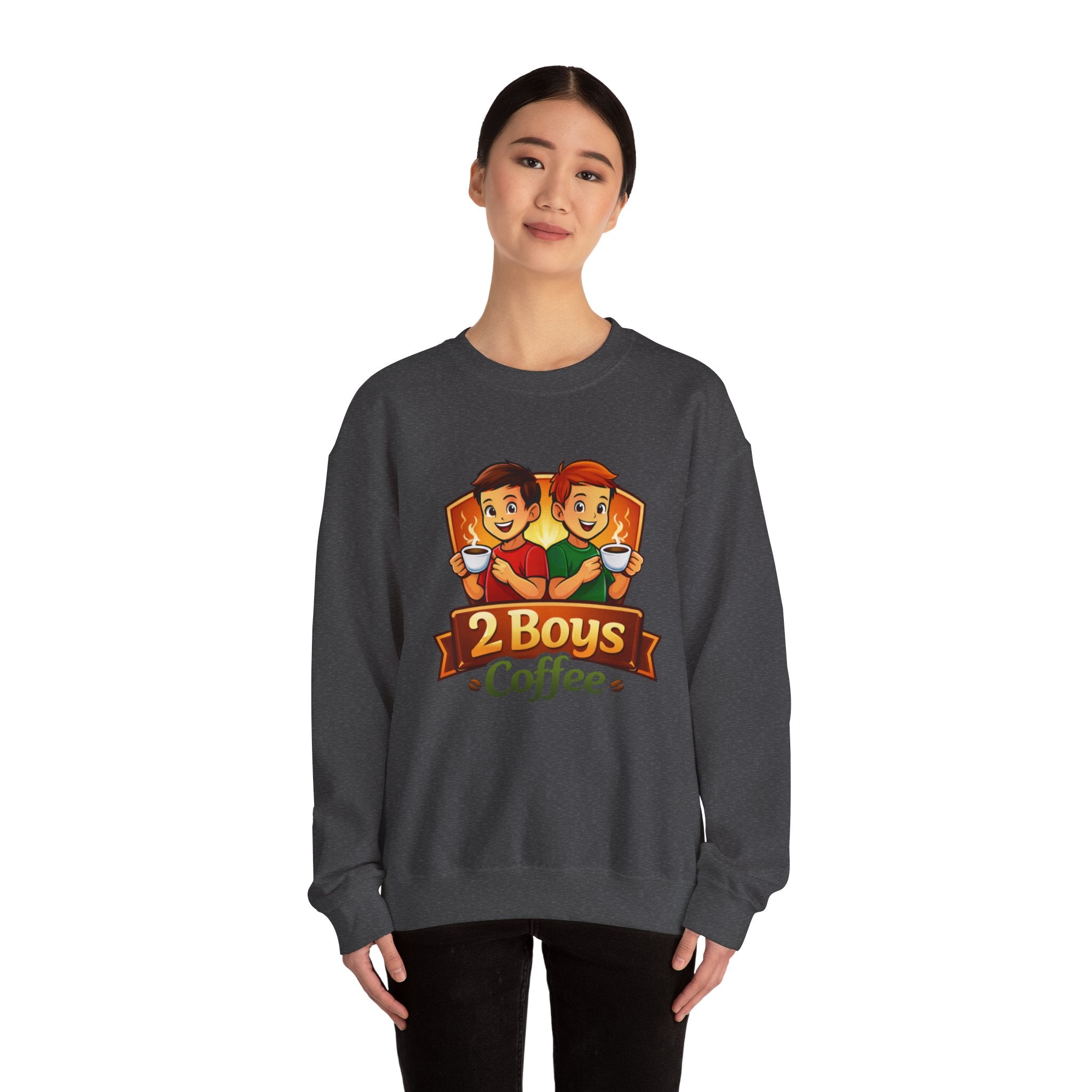 2 Boys Coffee Sweatshirt