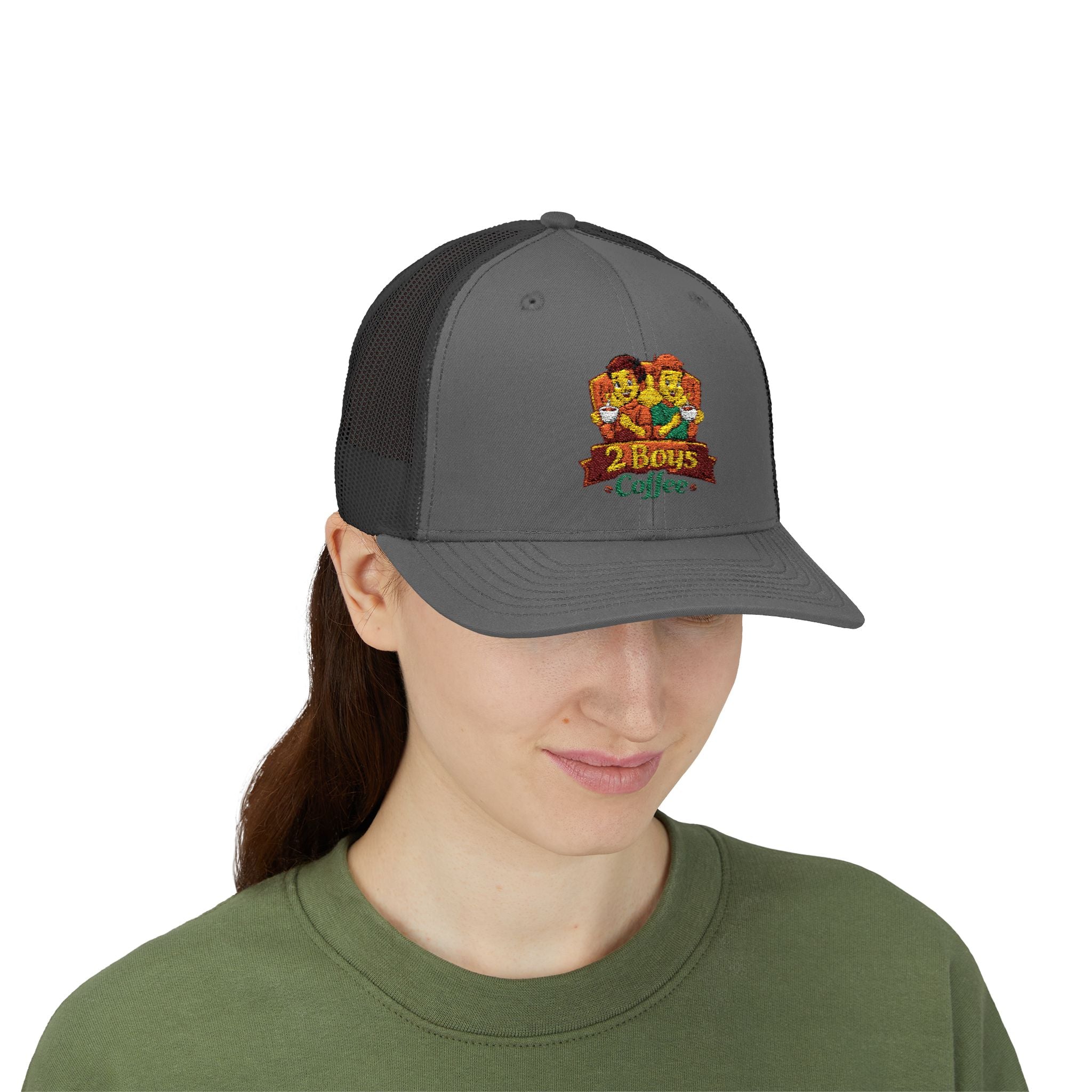 Floral Coffee Logo Hat